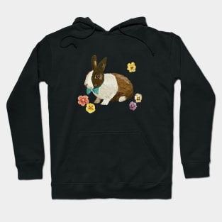 Black and White Bunny Hoodie